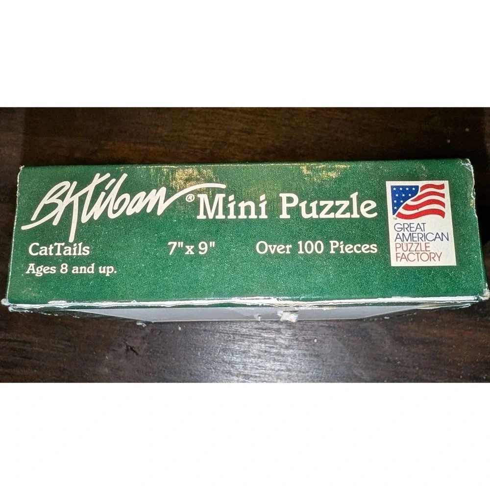 1997 Kliban Cat Tails 100+ piece Mini Puzzle #420 Jigsaw 9x7